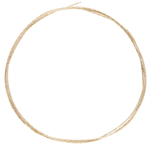 Alambre diamantado semiduro de 0,76 mm de Gold Filled x 1m