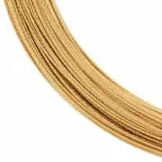 Alambre diamantado semiduro de 0,89 mm de Gold Filled x 1m