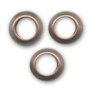 Anillas 9x5 mm cobre antiguo x6