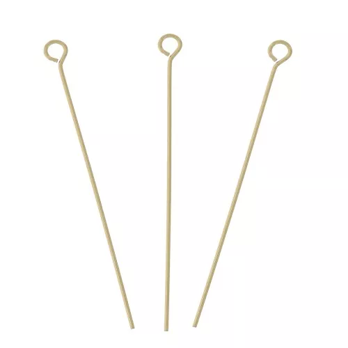 Bastón de cabeza bola 21x0.35 mm - Gold filled x10