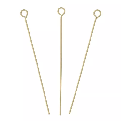 Bastón de cabeza bola 34x0.45 mm - Gold filled x10