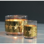 Hojas de gofrado de metal - aluminio cortado 20x30 cm - Dorado x3