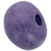 Cuenta de cerámica 15 mm Purple mat