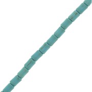 Cuentas tubos estilo Heishi 4x6 mm imitación Howlite - Turquoise x36cm|raw }}