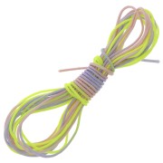 Hilo de Jade / Hilo de nilón trenzado 1 mm - DegradadoJaune fluo - Rosa - Violet x2|raw }}