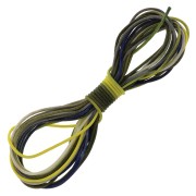 Hilo de Jade / Hilo de nilón trenzado 1 mm - DegradadoVert - Azul oscuro - Beige x2.|raw }}