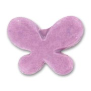 Mariposa de cerámica 16x22 mm Morado mate x1