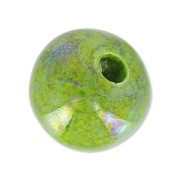 Cuenta de cerámica 12 mm Verde Olive irisado|raw }}