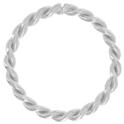 Aro retorcido 26 mm Rhodié x1