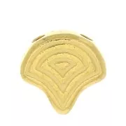 Cymbal Bead Substitute - Cuenta de metal para Ginko Beads 7x7.5 mm Vlasios Dorado oro fino