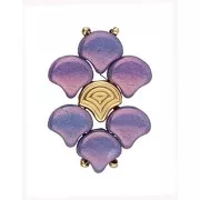 Cymbal Bead Substitute - Cuenta de metal para Ginko Beads 7x7.5 mm Vlasios Dorado oro fino