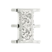 Cymbal Cierre con imán para Miyuki Delica 8/0 19x16 mm Nisida III Plateado envejx1|raw }}