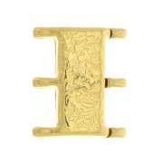 Cymbal Cierre con imán para Miyuki Delica 8/0 19x16 mm Nisida III Dorado oro fino x1|raw }}