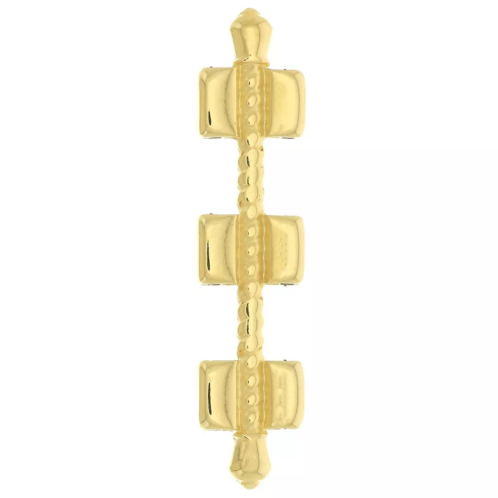 Platillo - Conector para cuentas Tila 34x8 mm Kalogeros III Dorado con ...