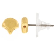 Cymbal - Ganchos pendientes Ginko Duo 7x7.5 mm -Alopronia Dorado oro fino x2|raw }}