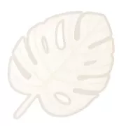 Molde silicono para hacer una hoja de Philodendron de resina 12x8 cm x1