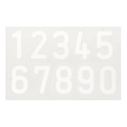 Molde silicono para hacer cifras de resina 8x5 cm x1