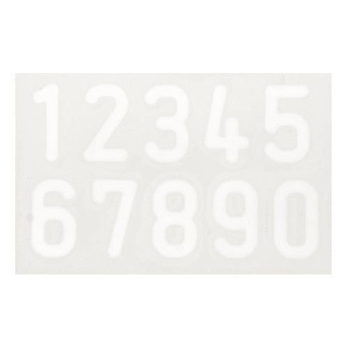 Molde silicono para hacer cifras de resina 8x5 cm x1