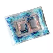 Molde silicono para hacer 3 marcos de fotos de estilo barroco 13x10 cm x1