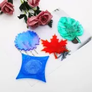 Molde de silicono - forma geoda  - 82x82 mm para resina x1