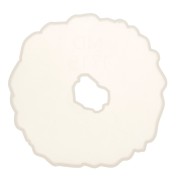 Molde de silicono - forma geoda calada - 128x128 mm para resina x1