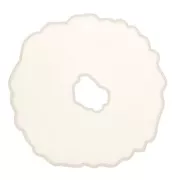 Molde de silicono - forma geoda calada - 128x128 mm para resina x1