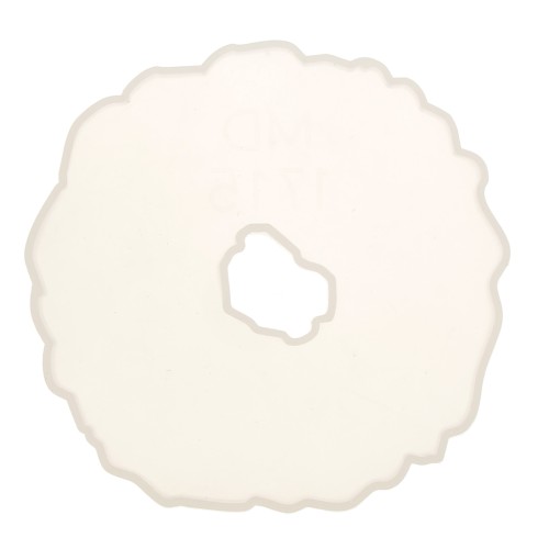 Molde de silicono - forma geoda calada - 128x128 mm para resina x1