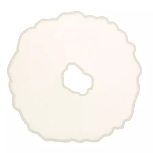 Molde de silicono - forma geoda calada - 128x128 mm para resina x1