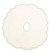 Molde de silicono - forma geoda calada - 122x122 mm para resina x1