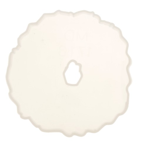 Molde de silicono - forma geoda calada - 122x122 mm para resina x1