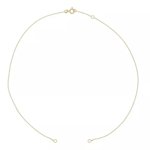 Gargantilla de cadena Forçat para entrepieza - Chapado en oro 3 micras x41cm