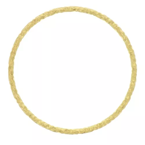 Anillo de montaje y redondo tejido de diamantado 20.5 mm - Dorado con oro finox1