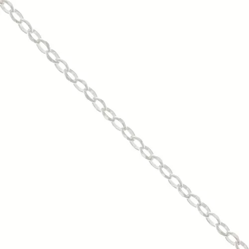 Cadena malla jaseron 3.6mm de Plata 925 x50cm