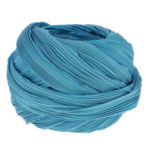 sarga de seda Shibori Turquesa Solid x10cm