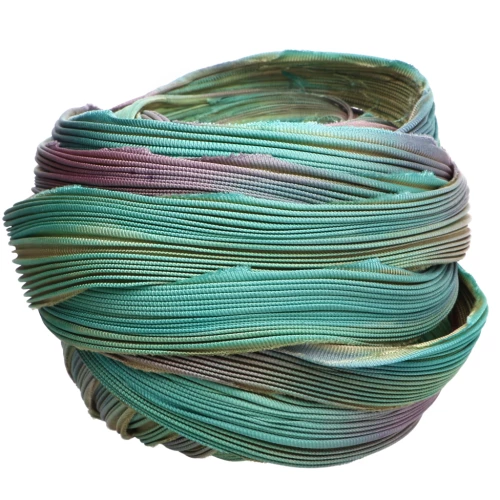 sarga de seda Shibori Fluorite x10cm