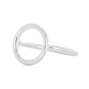 Anillo círculo calado - Talla 52 - de Plata 925x1