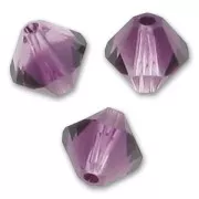 Toupies en cristal PureCrystal 6 mm Amethyst Blend x20