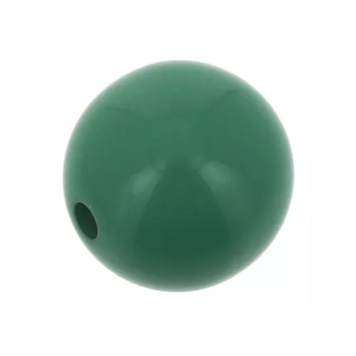 Cuenta de resina Opaco 6 mm - Verde x10