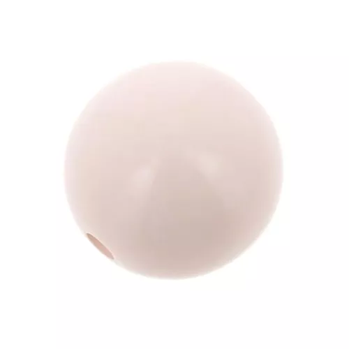 Cuenta de resina Opaco 6 mm - Rosa pastel x10