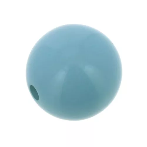 Cuenta de resina Opaco 6 mm - Azul x10