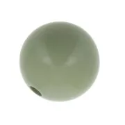 Cuenta de resina Opaco 4 mm - Verde de gris x15