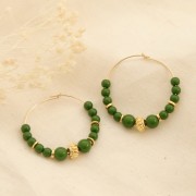 Cuenta de resina Opaco 4 mm - Oliva x15