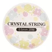 Hilo elástico silicona transparente 0.50 mm x20m