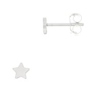 Ganchos pendientes estrellas 4 mm - de Plata 925x2|raw }}