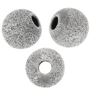 Bolas diamantadas 6 mm plateado envejecido x5|raw }}