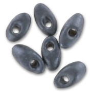 Long Magatama Miyuki 4x7mm LMA-2001 - Mat Gunmetal x 10g