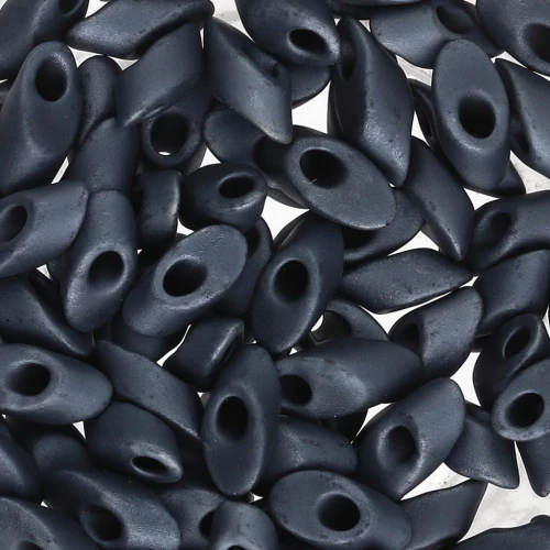 Long Magatama Miyuki 4x7mm LMA-2001 - Mat Gunmetal x 10g