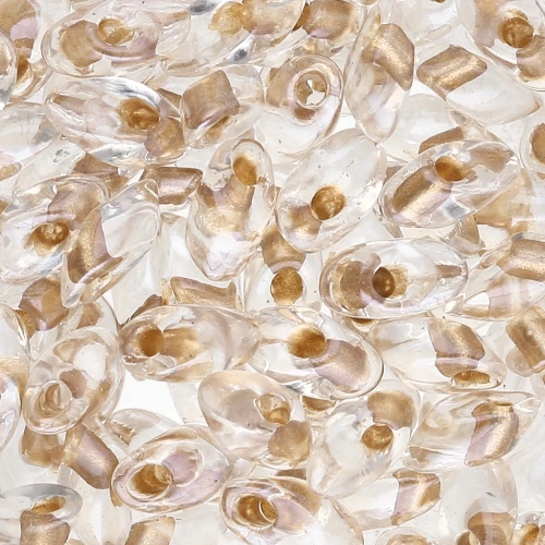 Long Magatama Miyuki 4x7mm LMA-1522 - Crystal Spkl Honey Beige L x 10g