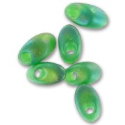 Long Magatama Miyuki 4x7mm LMA-146FR - Mat Tr Green AB x 10g