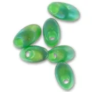 Long Magatama Miyuki 4x7mm LMA-146FR - Mat Tr Green AB x 10g